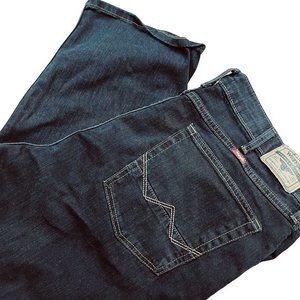 Wrangler Men's Straight Jeans - Dark Blue